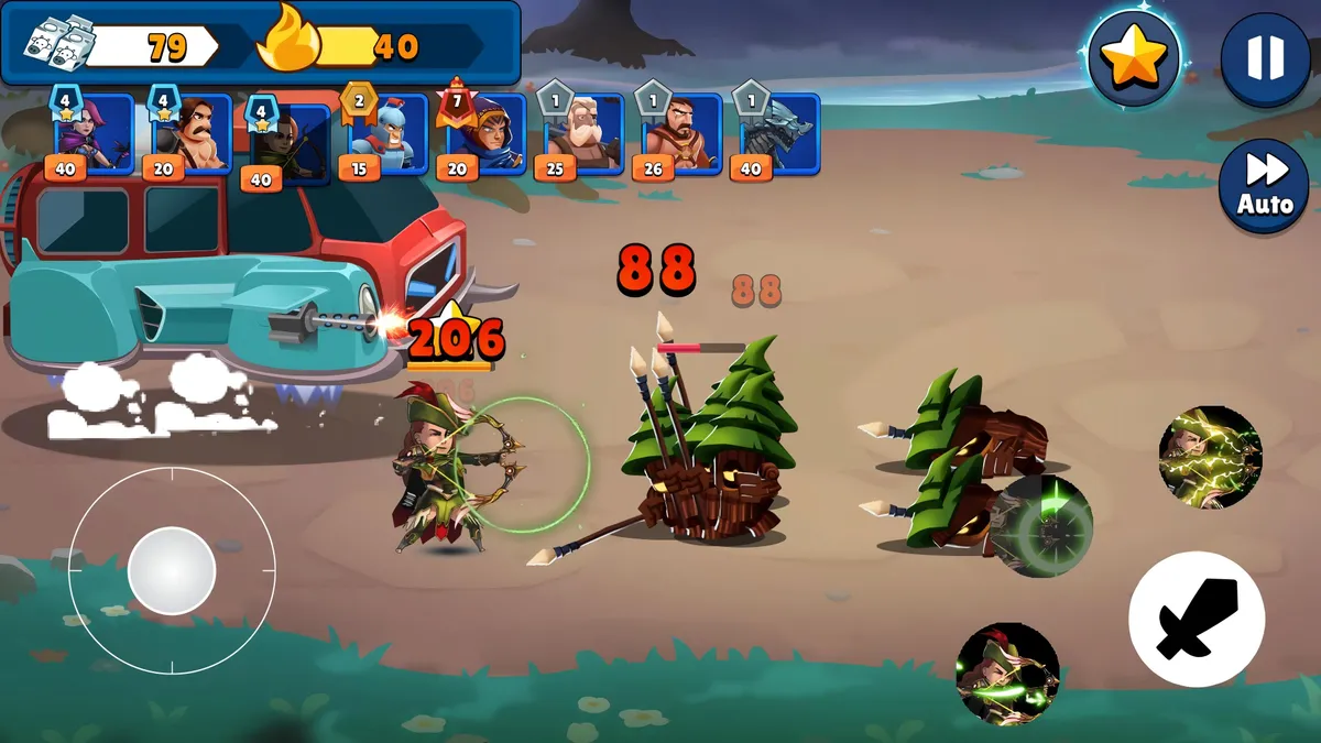 Chaotic War 3 gameplay screenshot
